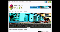 Desktop Screenshot of adictosalosviajes.com