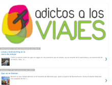Tablet Screenshot of adictosalosviajes.com